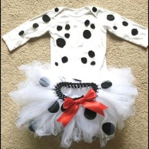 Custom made Dalmation Puppy Costume 18-24 month girl